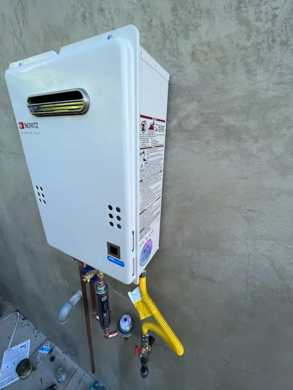 Tankless water heater installation for Carlsbad homes